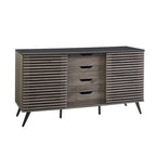 Sliding Slat Door Buffet