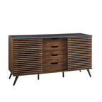 Sliding Slat Door Buffet