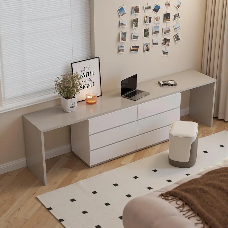 144.26 Erweiterbarer Schreibtisch für das Homeoffice mit 6 Schubladen