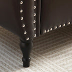 Velvet Rectangular Storage Ottoman Sofa Stool Bench