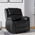 Fauteuil inclinable manuel en similicuir