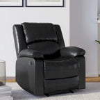 Fauteuil inclinable manuel en similicuir