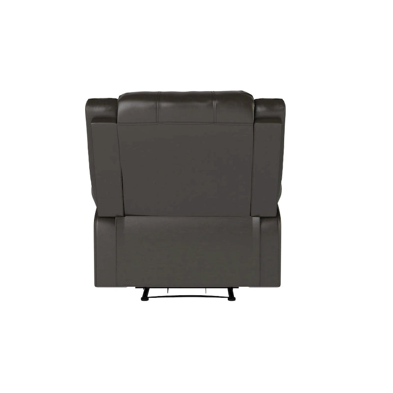 Fauteuil inclinable manuel en similicuir