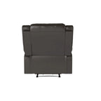 Fauteuil inclinable manuel en similicuir