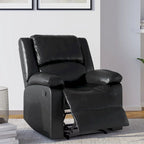 Fauteuil inclinable manuel en similicuir