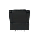 Fauteuil inclinable manuel en similicuir