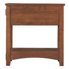 Beistelltisch aus Holz in Braun - 13 W x 22.13 D x 23.13 H
