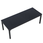 Table à manger pour 6 à 8 personnes, table rectangulaire de cuisine et de salle à manger de 78 pouces de long