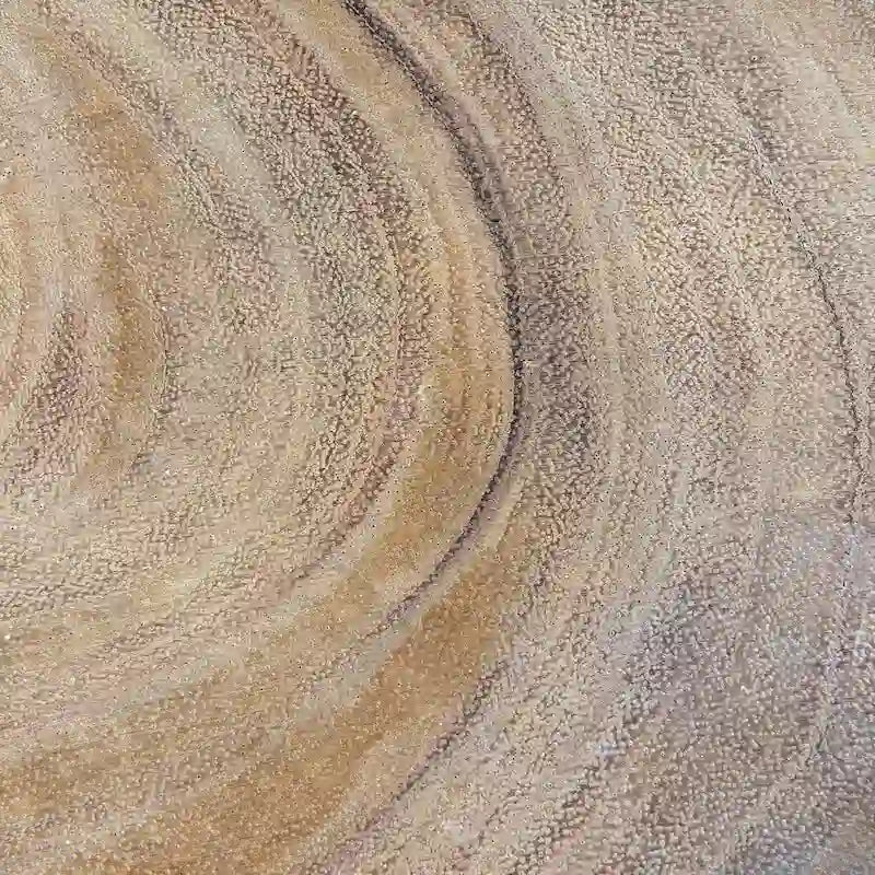 Tavolino decorativo piccolo in legno massello tagliato trasversalmente con base a forma di ramo