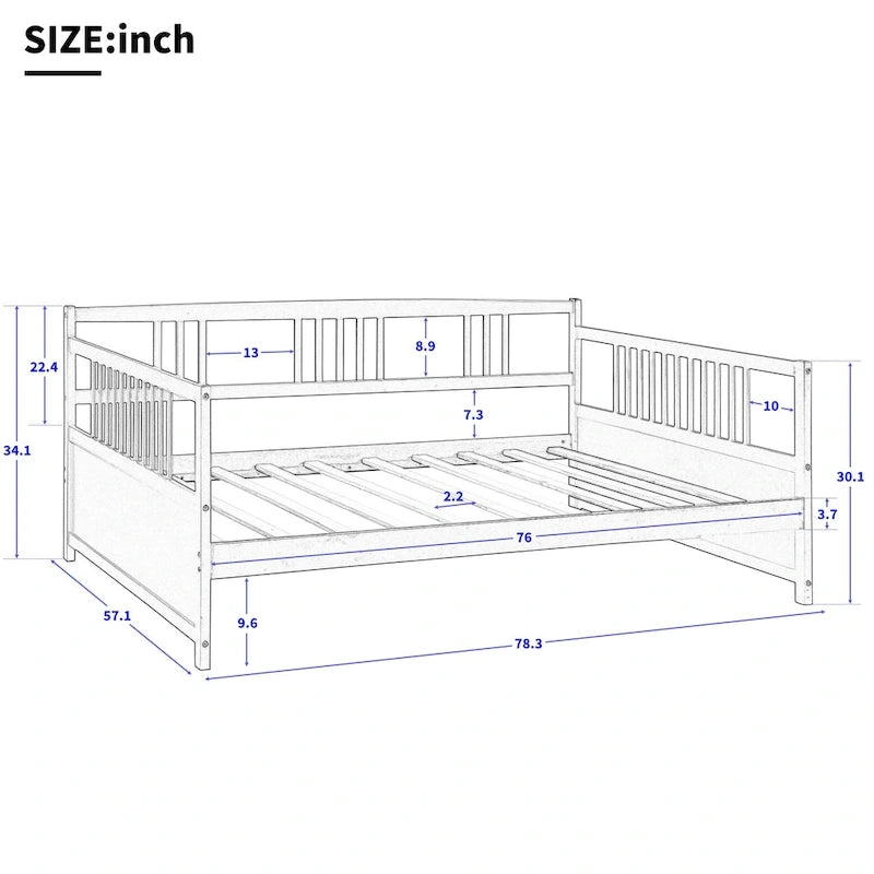 Bedroon Wooden Daybed