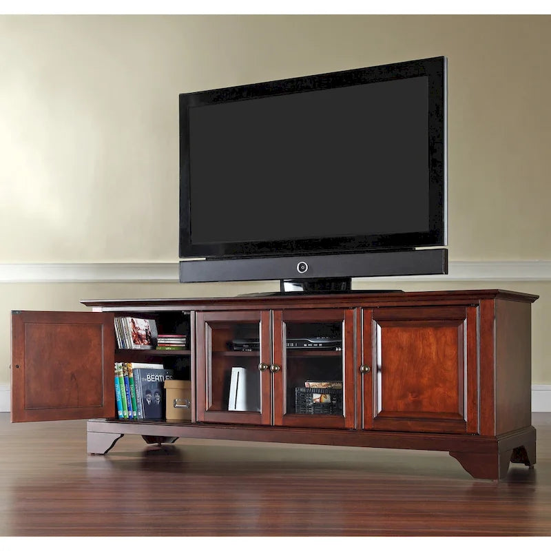 Lafayette 60 TV-Schrank mit niedrigem Profil in Vintage-Mahagoni