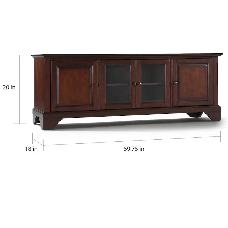 Lafayette 60 TV-Schrank mit niedrigem Profil in Vintage-Mahagoni