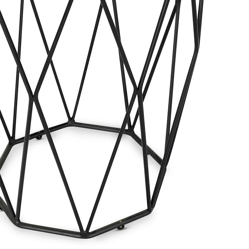 Tavolino rotondo geometrico Chester 24Hx20Wx20D