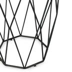 Tavolino rotondo geometrico Chester 24Hx20Wx20D