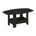 Simple Design Coffee Table with Storage Compartment, Espresso