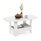 Simple Design Coffee Table with Storage Compartment, Espresso