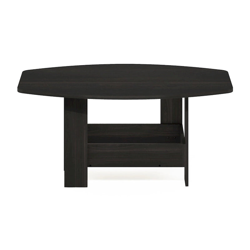 Simple Design Coffee Table with Storage Compartment, Espresso
