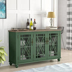 55 Zoll Küchenschrank im Vintage-Stil, Buffet- und Sideboard-Schrank - 55 Zoll Breite