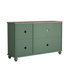 55 Zoll Küchenschrank im Vintage-Stil, Buffet- und Sideboard-Schrank - 55 Zoll Breite