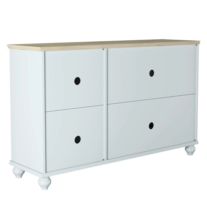 55 Zoll Küchenschrank im Vintage-Stil, Buffet- und Sideboard-Schrank - 55 Zoll Breite