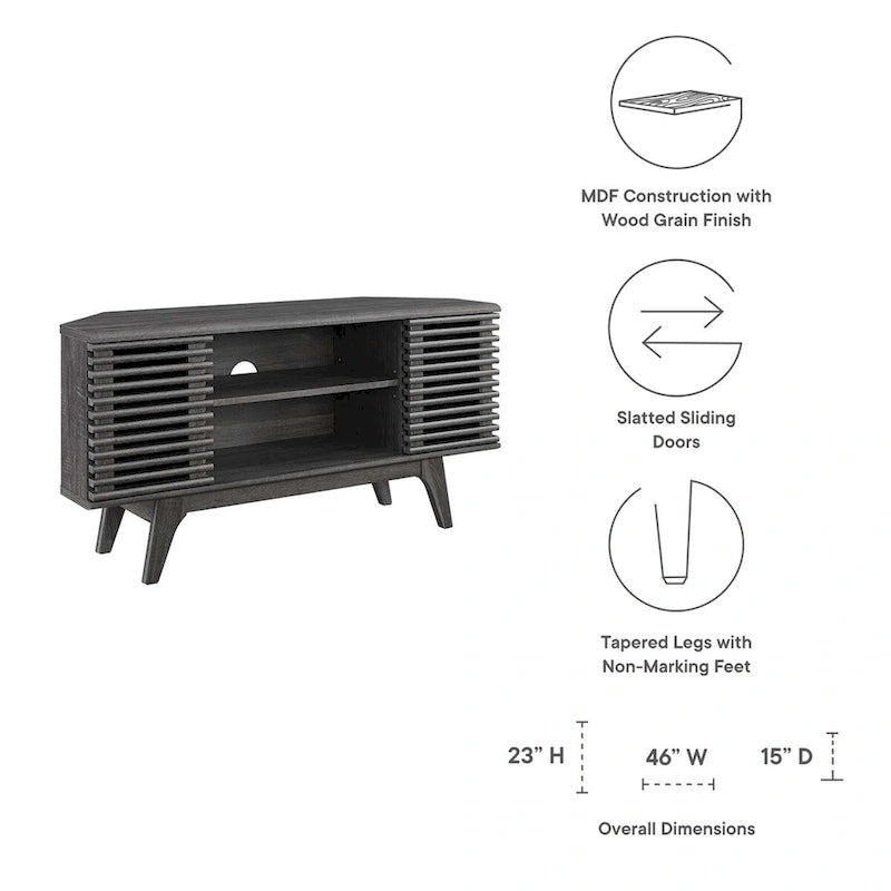 Render 46 Eck-TV-Schrank