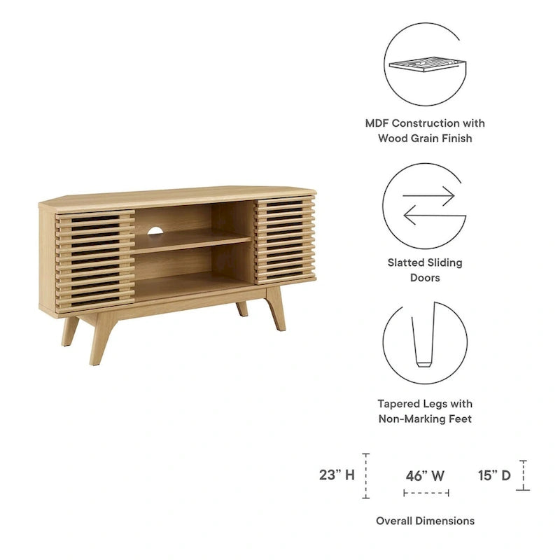 Render 46 Eck-TV-Schrank