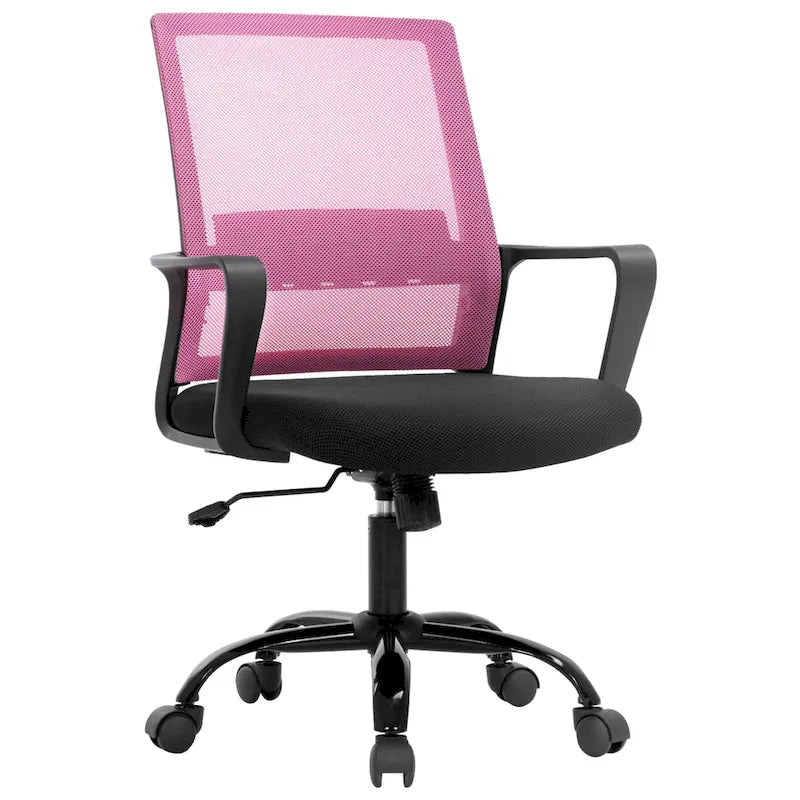 Nowoczesne ergonomiczne obrotowe krzesło biurowe z regulacją wysokości i podparciem lędźwiowym