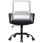 Nowoczesne ergonomiczne obrotowe krzesło biurowe z regulacją wysokości i podparciem lędźwiowym