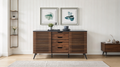 Sliding Slat Door Buffet